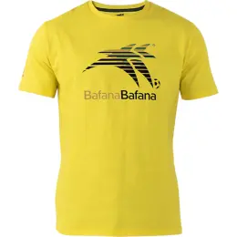Mens Soccer World Cup 160g Single Jersey Graphic Tee Gold